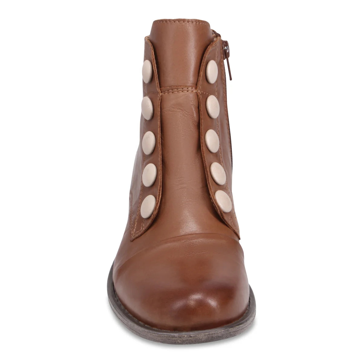 Miz Mooz Women's Louise Boots Brandy/Cream
