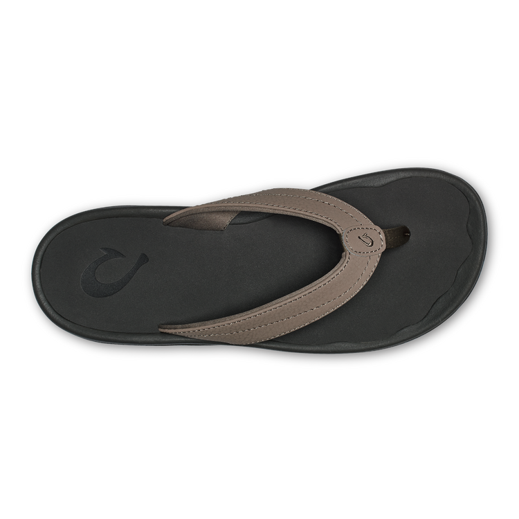 OluKai Women's 'Ohana Flip-Flops Warm Taupe / Island Salt