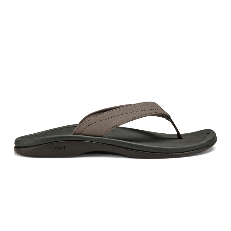 OluKai Women's 'Ohana Flip-Flops Warm Taupe / Island Salt