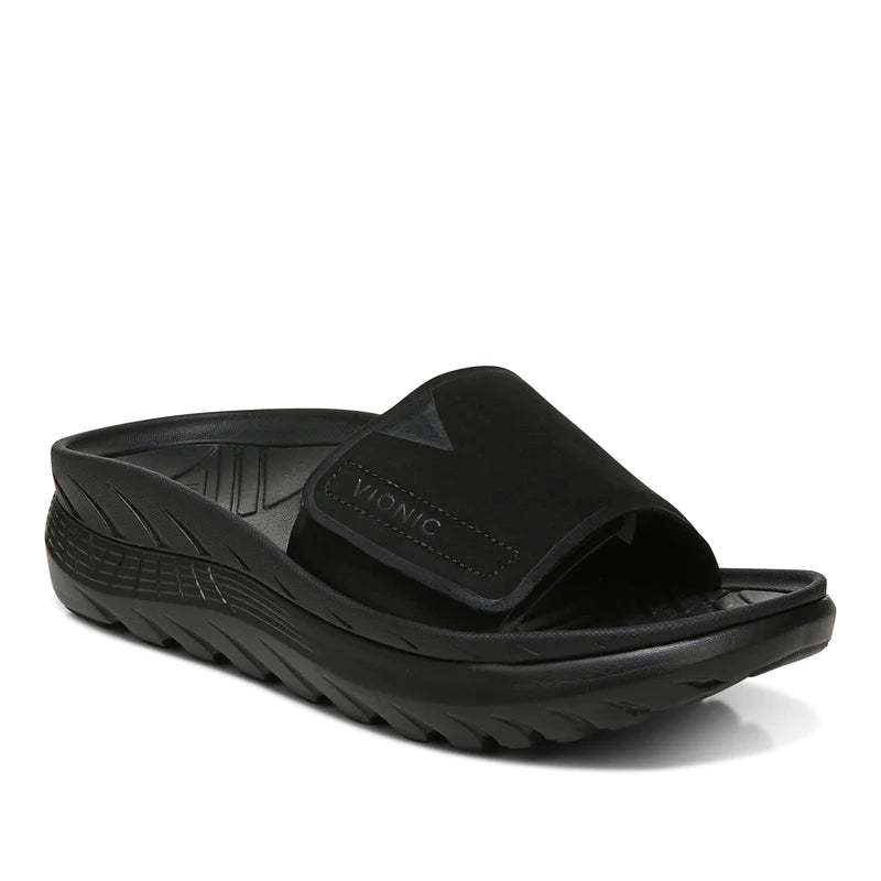 Vionic Men's Rejuvenate Recovery Sandals Black