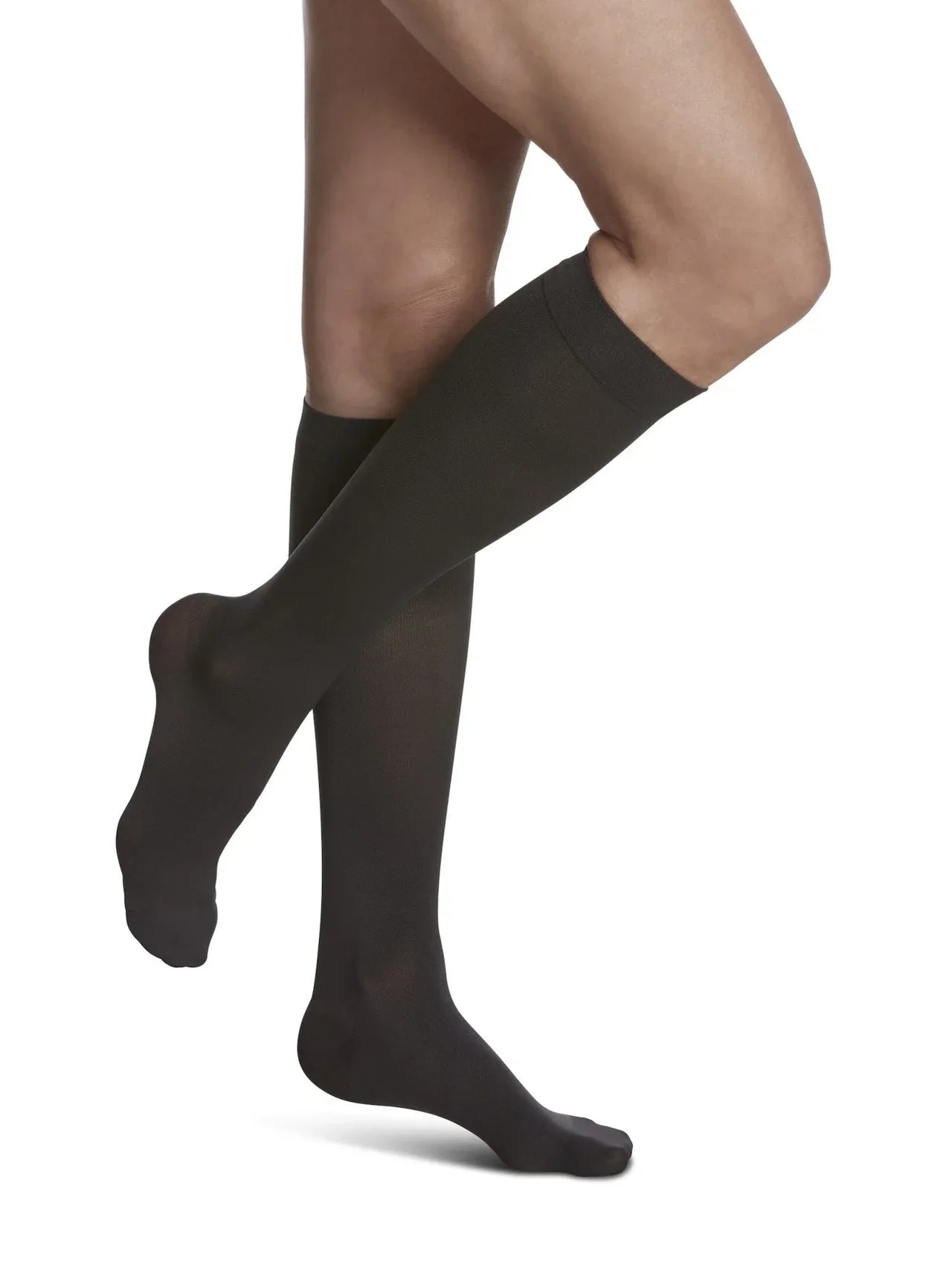 Sigvaris 840 Soft Opaque Compression Socks 20-30 mmHg Calf High for Female Closed Toe