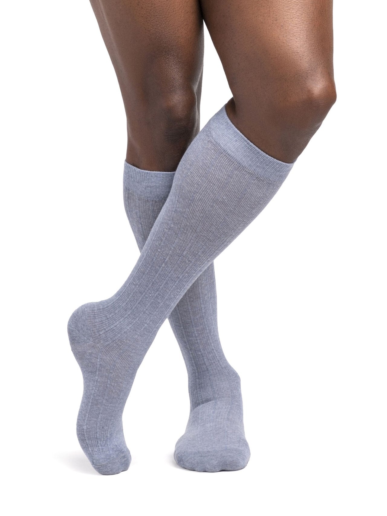 Sigvaris 190 Linen Compression Socks 15-20 mmHg Calf High For Men Closed Toe