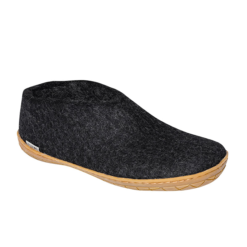 Glerups Shoe Slippers Charcoal Honey Rubber