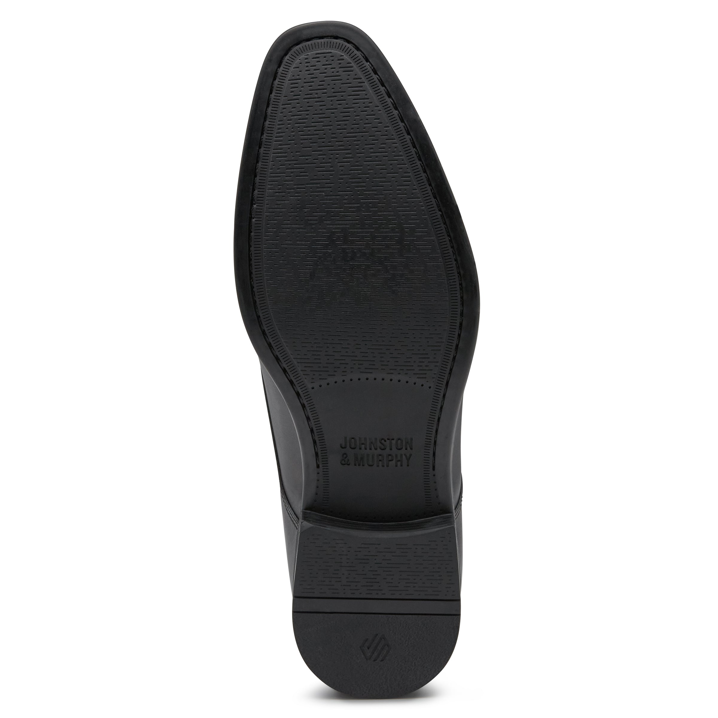 Johnston & Murphy Gibbons Cap Toe Dress Shoes Full Grain Leather Black