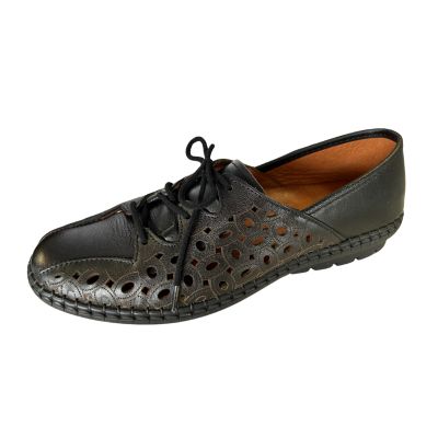 Volks Walkers Women's 1566 Shoes Black