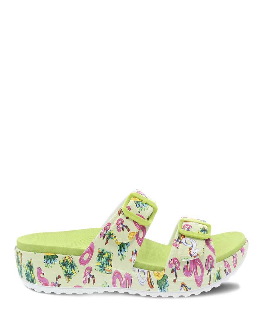 Dansko Women's Kandi Molded Sandals Pool Floats