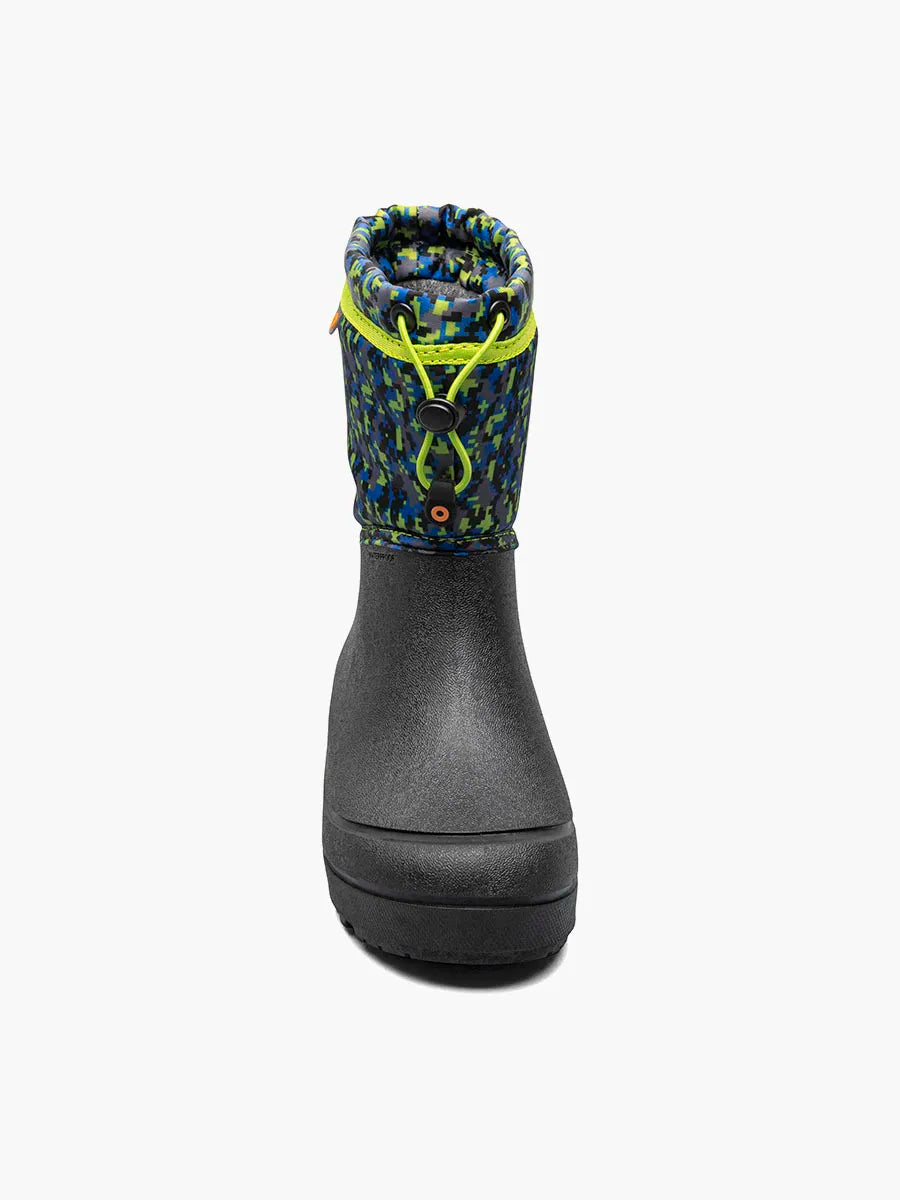 BOGS Kids Snow-Shell Winter Boots Digital Maze