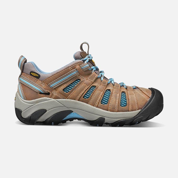 Keen Women's Voyageur Hiking Shoes Brindle/Alaskan Blue