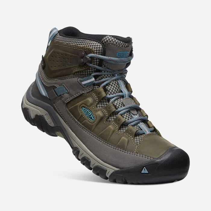 Keen Women's Targhee III Mid WP Wide Hiking Boots Magnet/Atlantic Blue