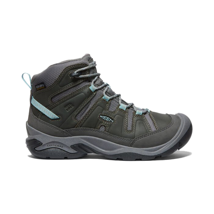 Keen Women's Circadia Waterproof Boots Wide Steele Grey/Cloud Blue