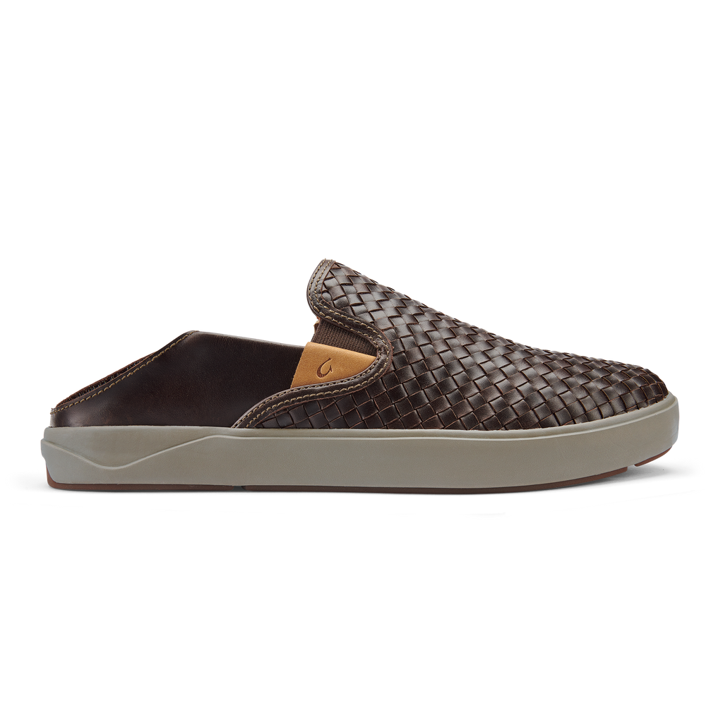 OluKai Men's Lae'ahi Lautala Sneakers Dark Wood