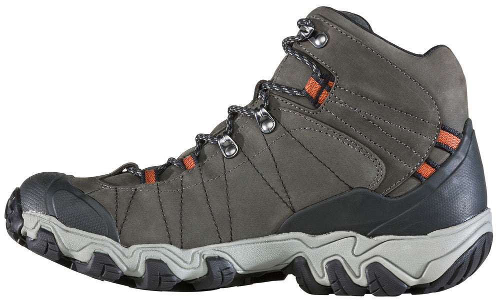 Oboz Men's Bridger Mid Waterproof Hiking Boots Raven