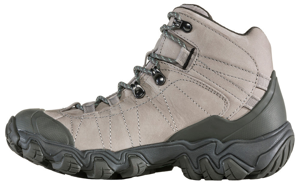 Oboz Women's Bridger Mid Waterproof Hiking Boots Frost Gray