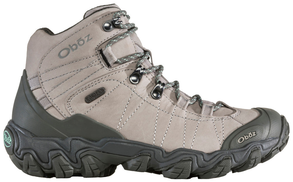 Oboz Women's Bridger Mid Waterproof Hiking Boots Frost Gray