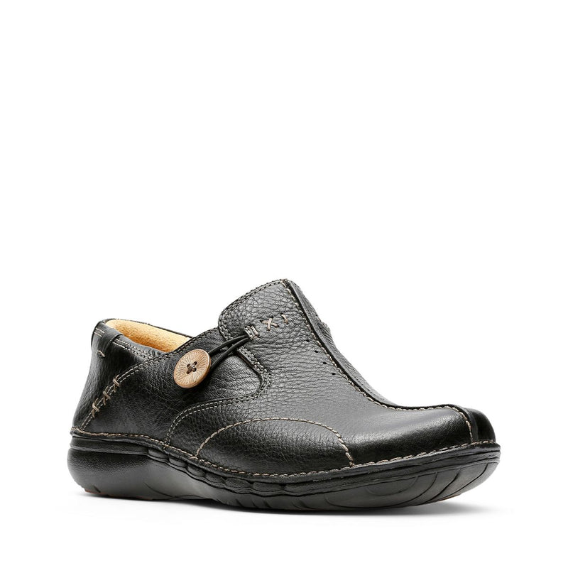 Clarks Women's Un.Loop Casual Shoes Black
