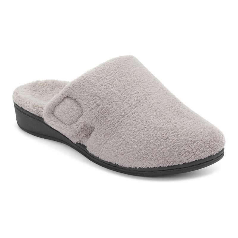 Vionic Women's Gemma Mule Slippers Light Grey
