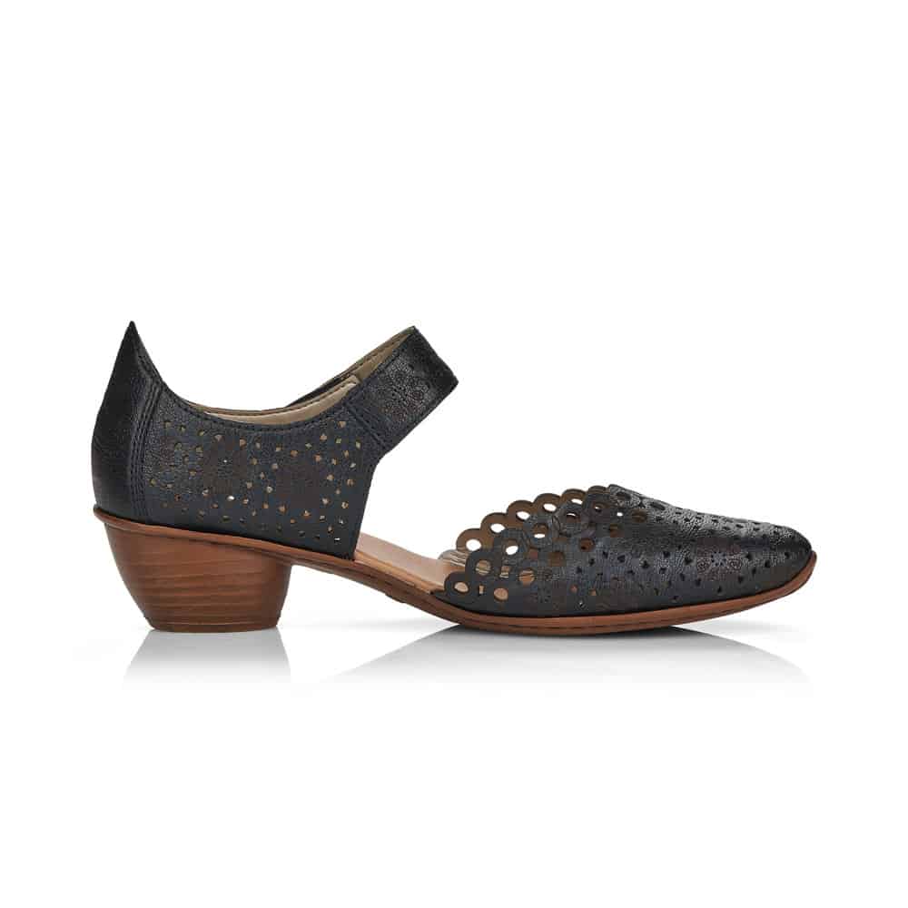 Rieker Women's 43753-00 Heel Black