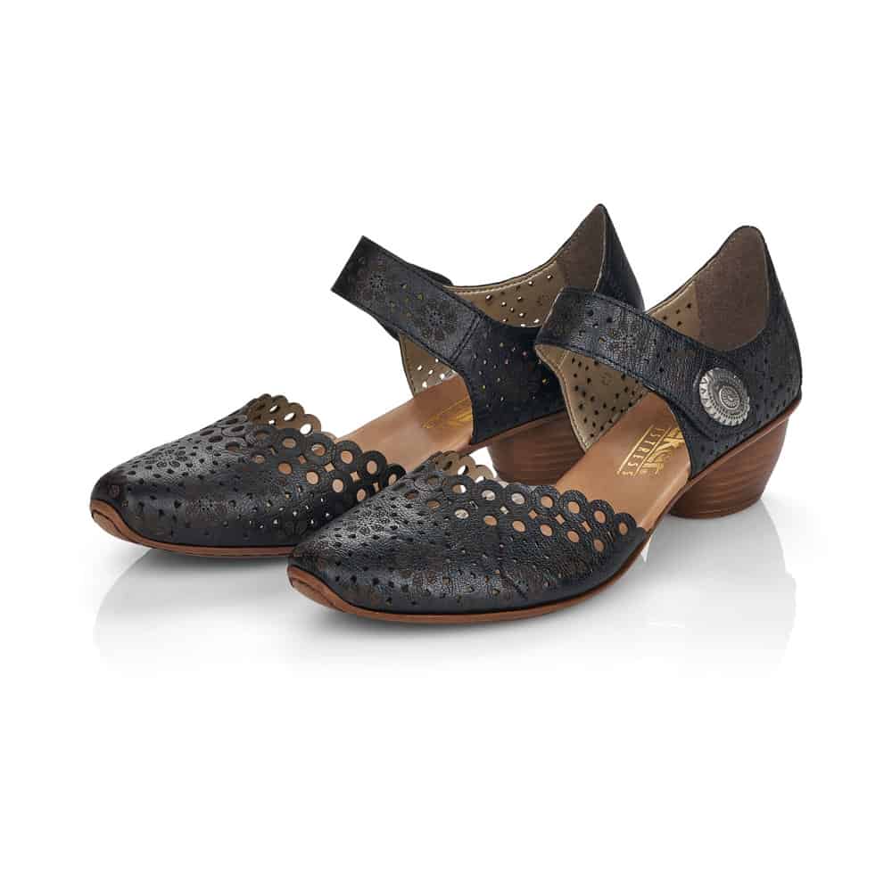 Rieker Women's 43753-00 Heel Black