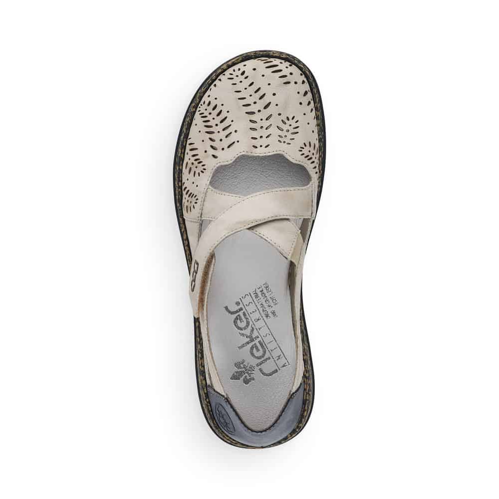 Rieker Women's 46375-60 Casual Shoe Biege