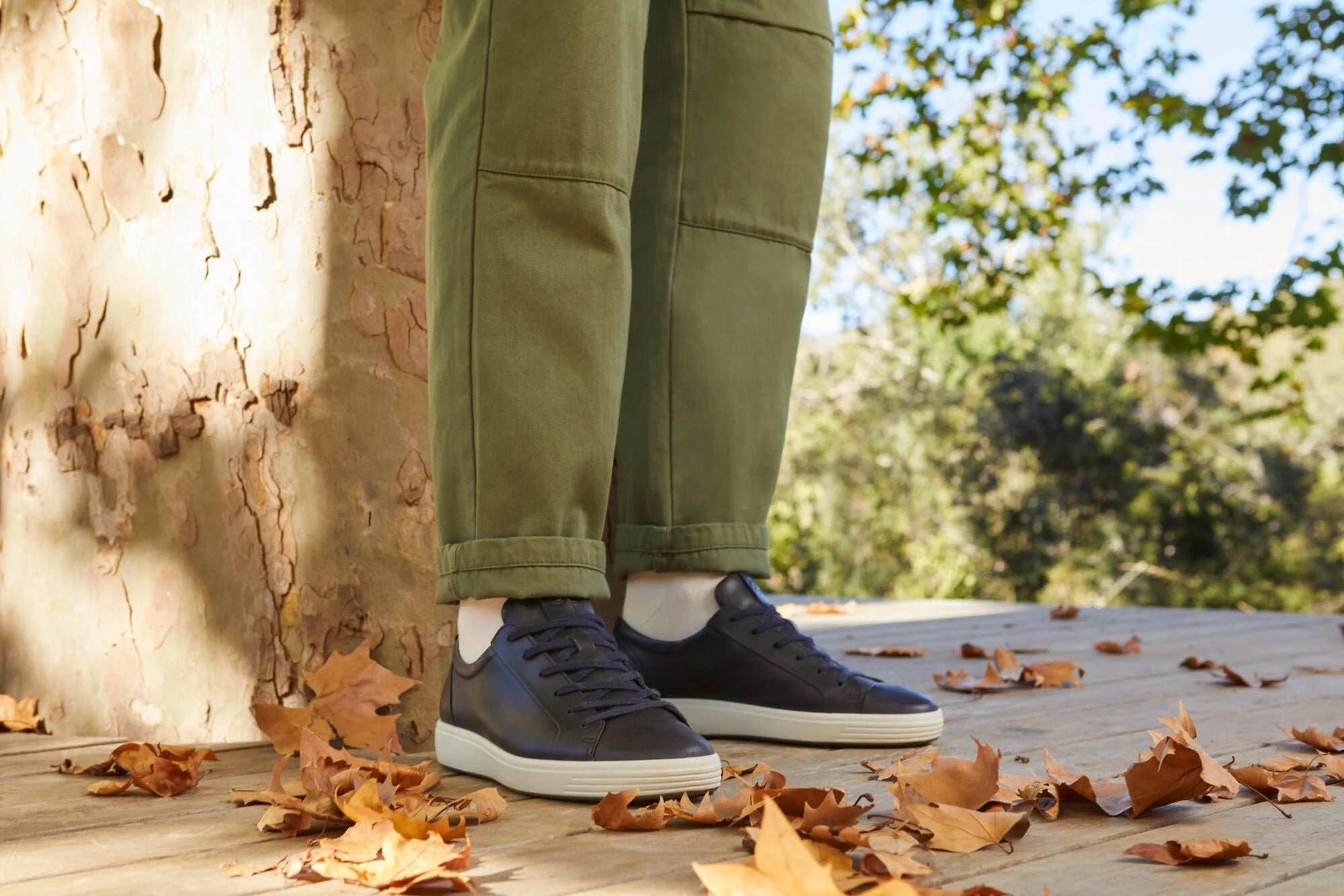 Men's ecco soft 7 sneaker clearance