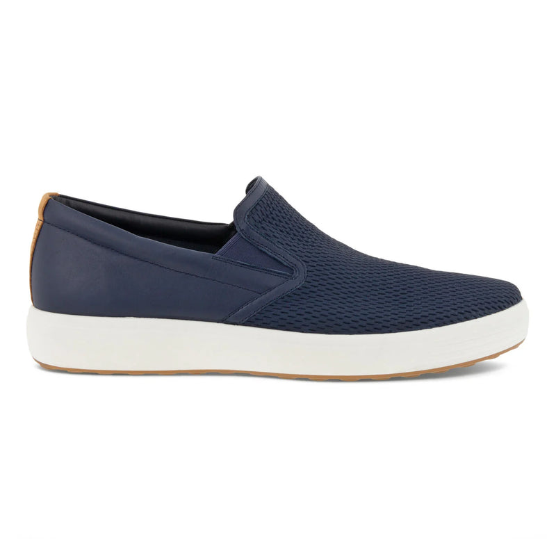 ECCO Men's Soft 7 Slip-On Sneakers Marine