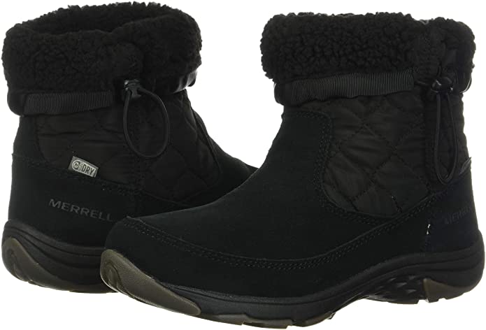 Merrell Women's Approach Nova Bluff Waterproof Boots Black