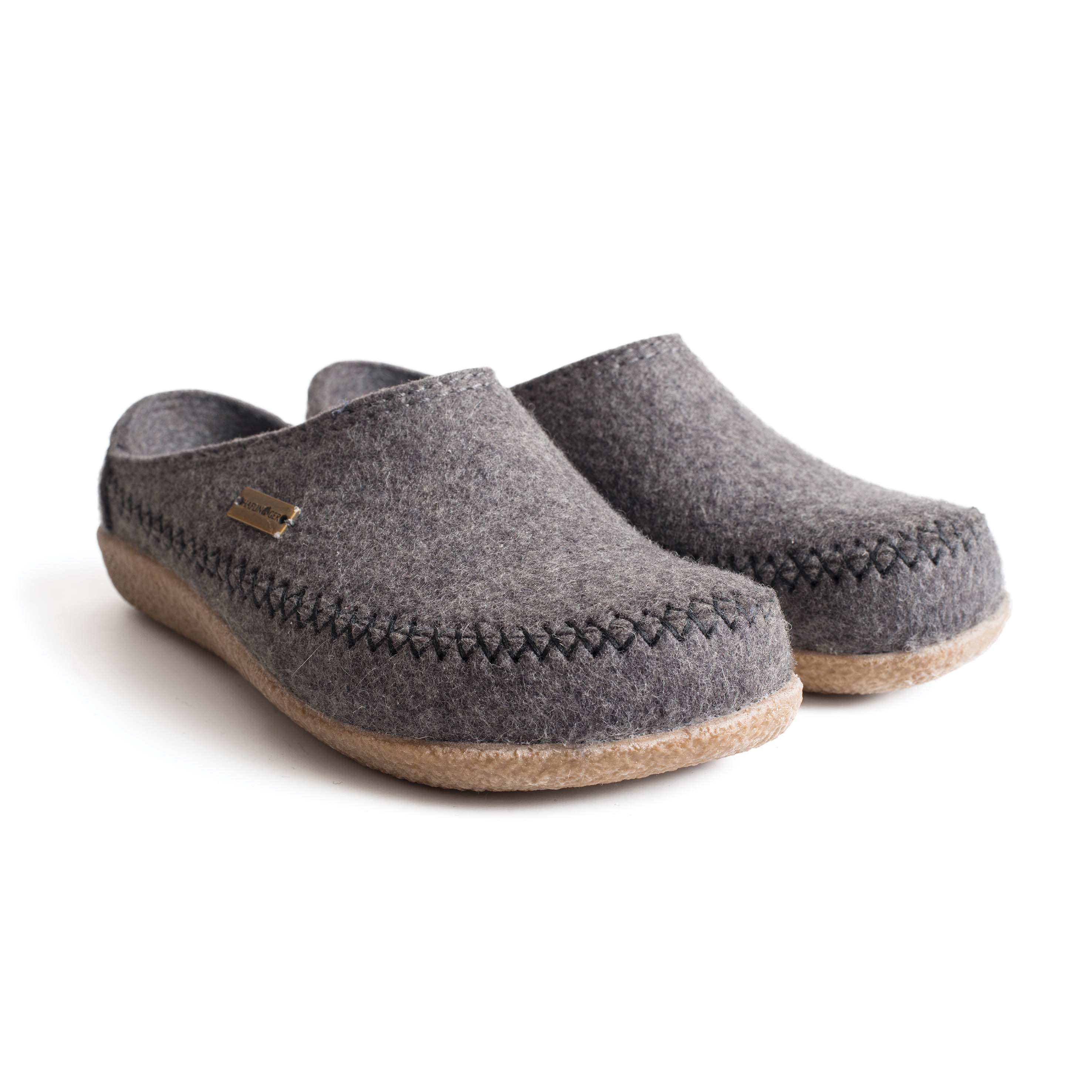 Haflinger Fletcher Slippers New Grey