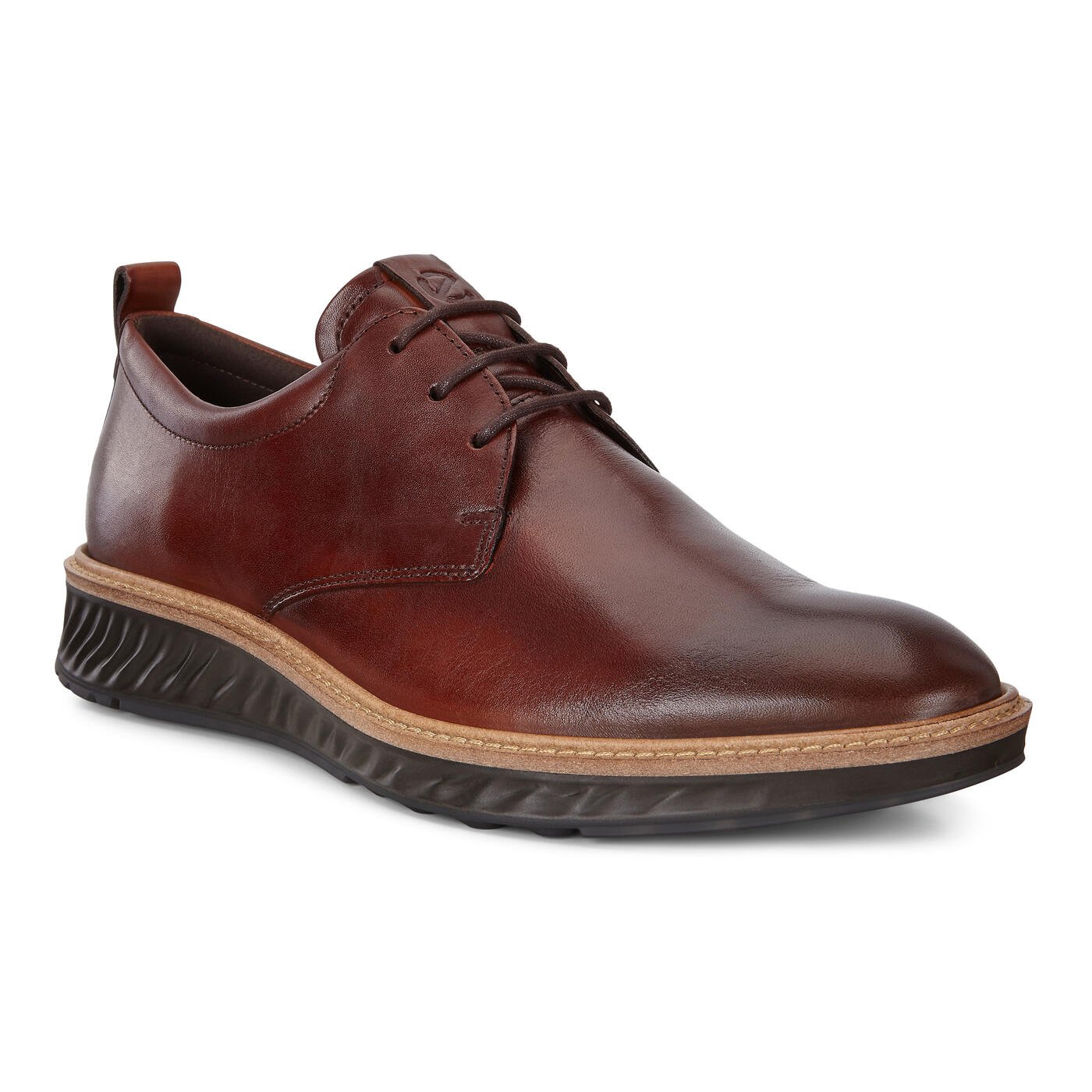 ECCO Men's ST.1 HYBRID Derby Shoes Cognac