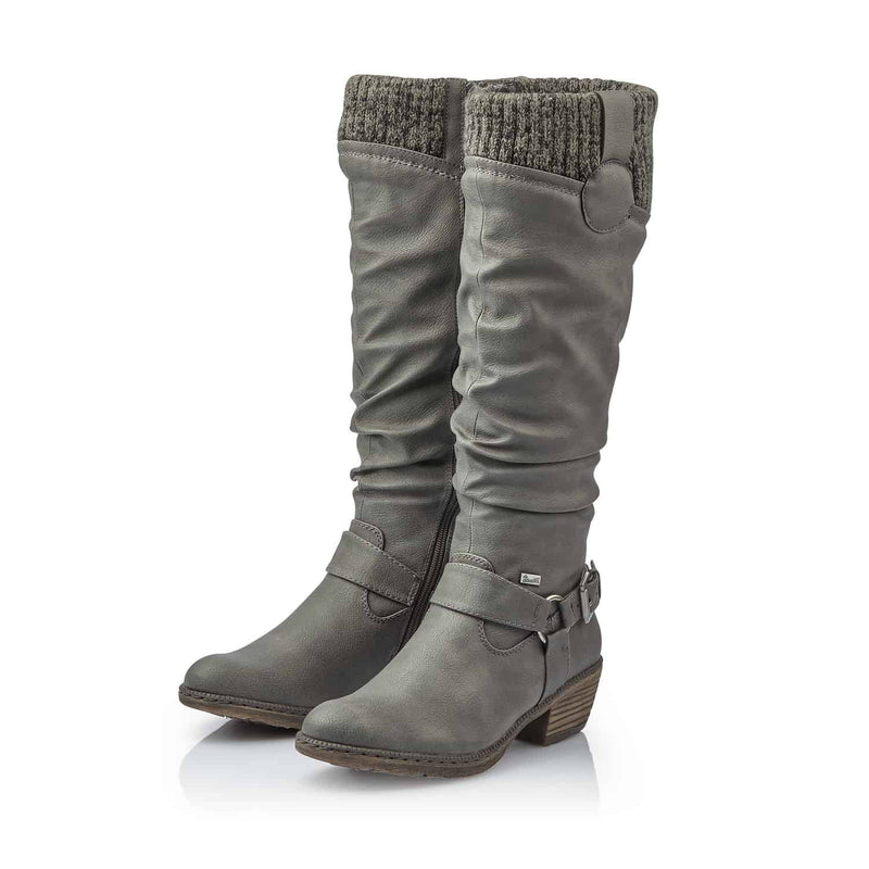 Rieker 93756-42 Tall Boots Grey