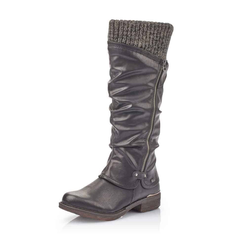 Rieker 98956-00 Tall Boots Black