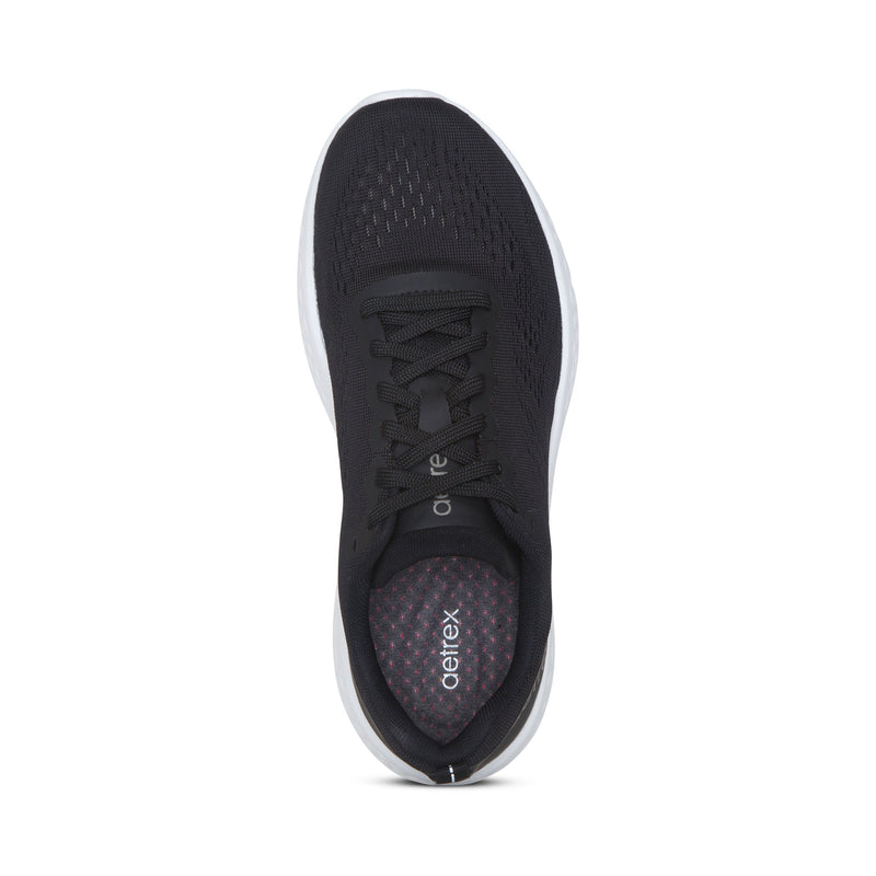 Aetrex Women's Danika Arch Support Sneakers Black