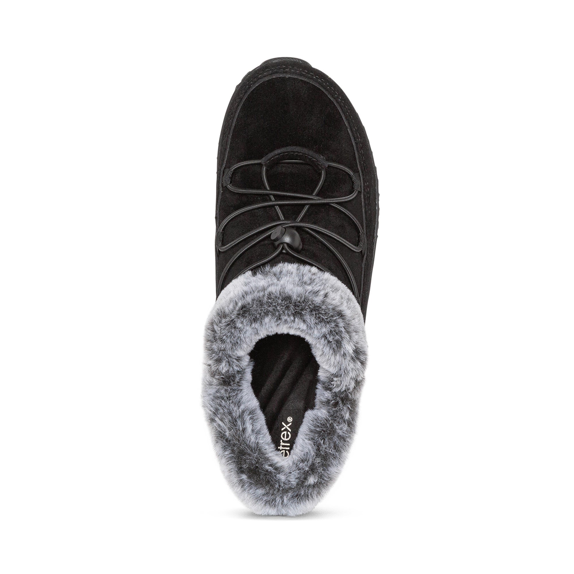 Aetrex Women's Chrissy Arch Support Waterproof Slip-On Shoes Black