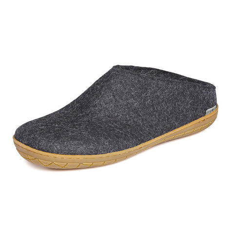 Glerups Slip-On Slippers Charcoal Rubber