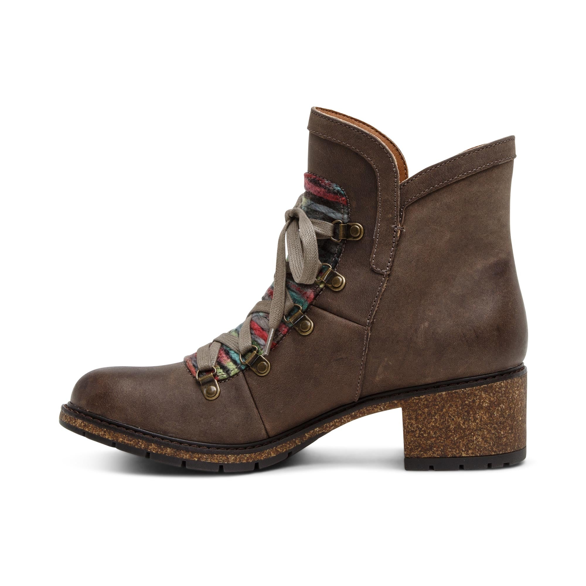 Aetrex Women's Joleen Lace Up Boot Taupe