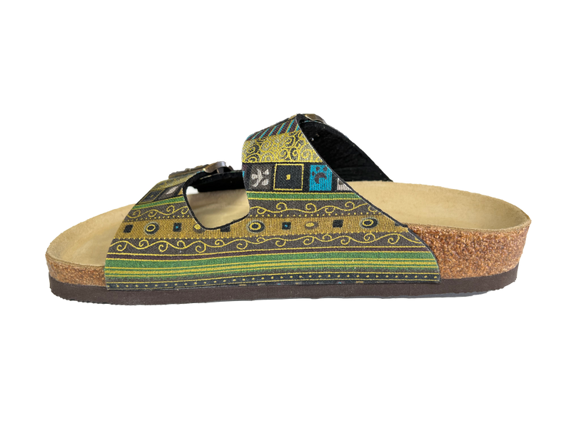 Josef Seibel Michelle 02 Sandals Gold Kombi Textile