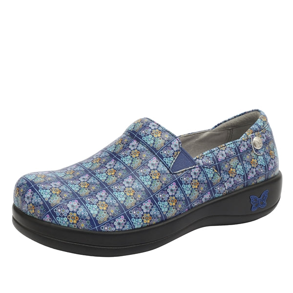 Alegria Keli Casual Shoes Roses Blue Quilt