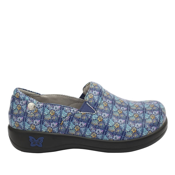 Alegria Keli Casual Shoes Roses Blue Quilt