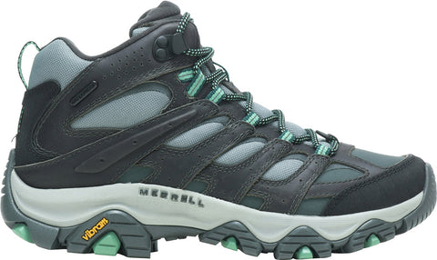 Merrell Women's Moab 3 Thermo Mid Waterproof Hiking Boots Rock/Jade