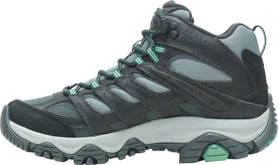 Merrell Women's Moab 3 Thermo Mid Waterproof Hiking Boots Rock/Jade