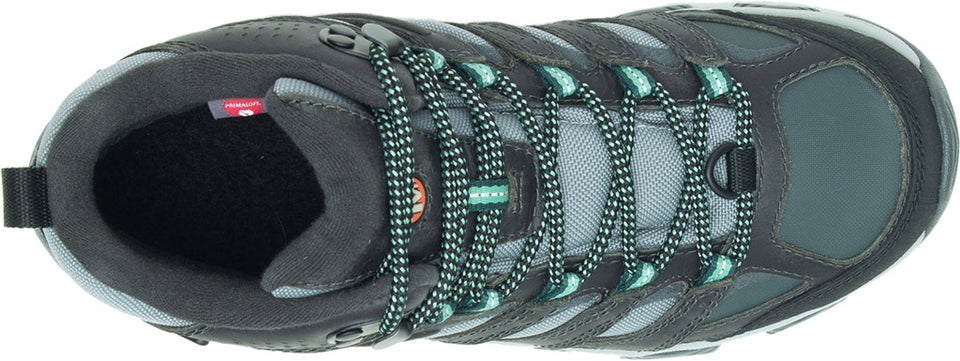 Merrell Women's Moab 3 Thermo Mid Waterproof Hiking Boots Rock/Jade