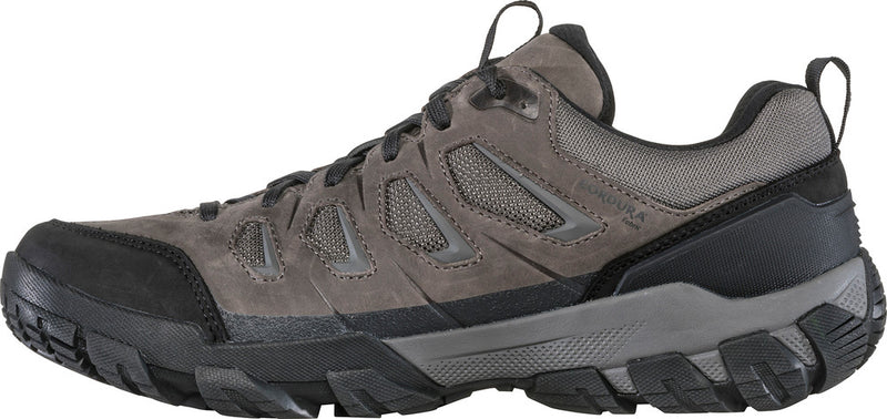 Oboz Men's Sawtooth X Low Waterproof Hiking Shoes Charcoal