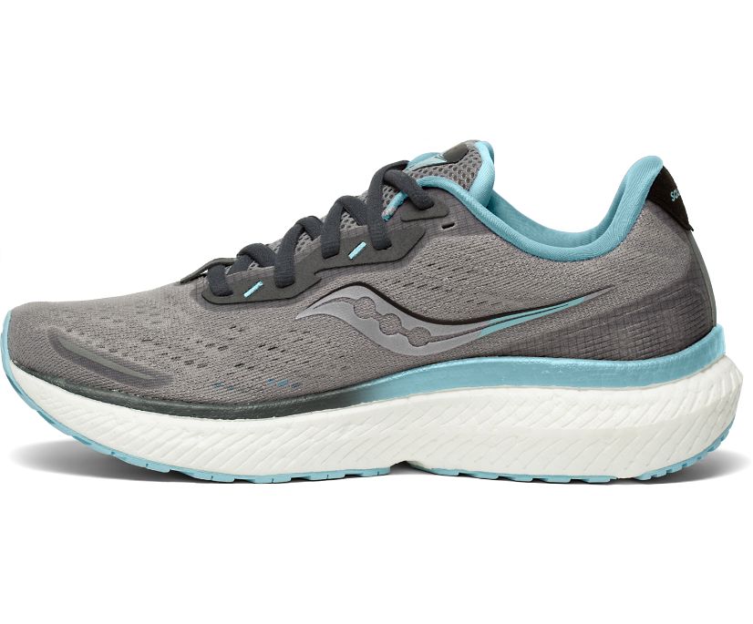 Saucony Women's Triumph 19 Sneakers Alloy/Powder