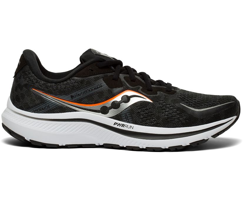 Saucony Men's Omni 20 Sneakers Wide Black