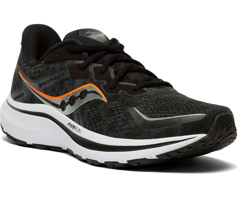 Saucony Men's Omni 20 Sneakers Wide Black