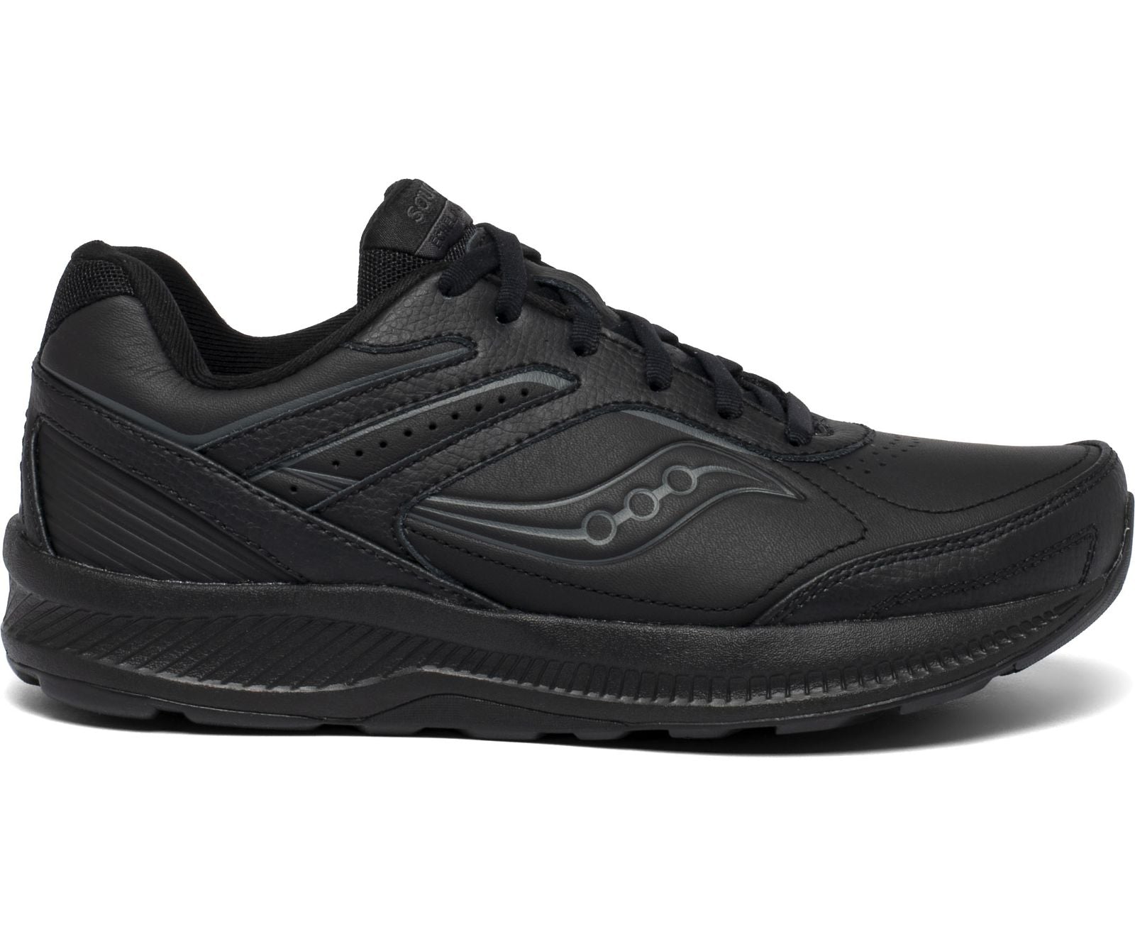 Saucony Women's Echelon Walker 3 Sneakers  Wide Black