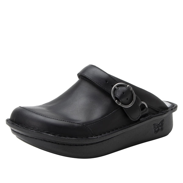 Alegria Seville Clogs Oiled Black