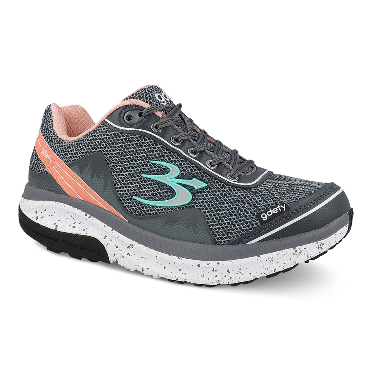 Gravity Defyer Women's Mighty Walk Runners Gray/Pink