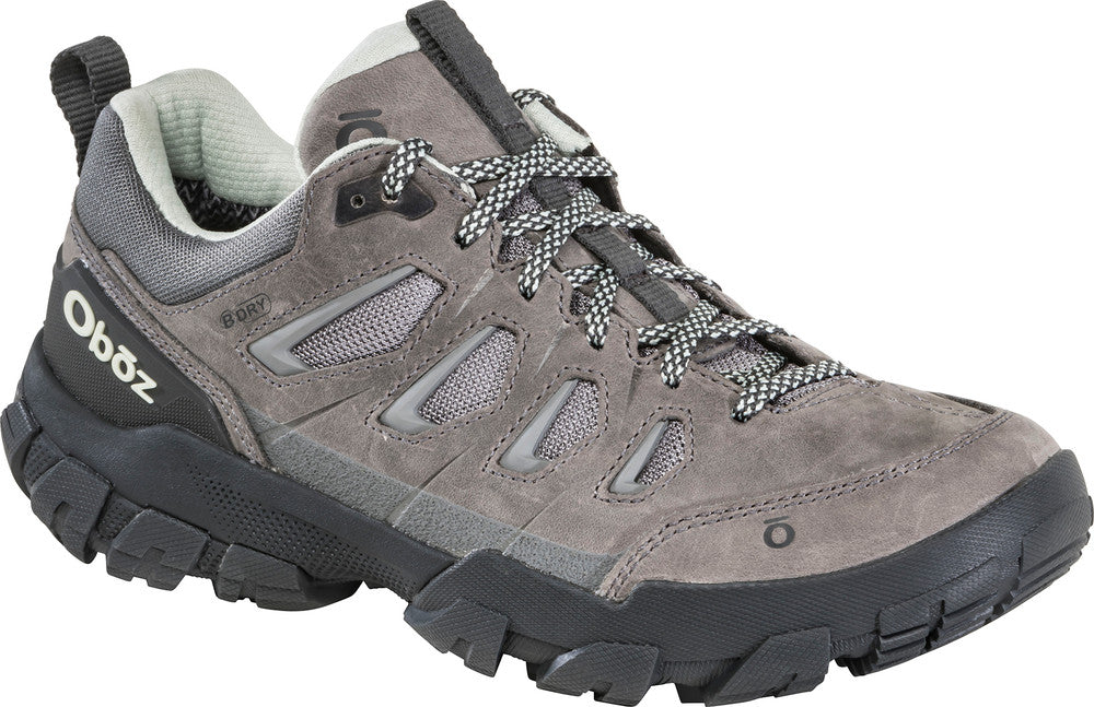 Oboz Women's Sawtooth X Low Waterproof Hiking Shoes Hazy Gray