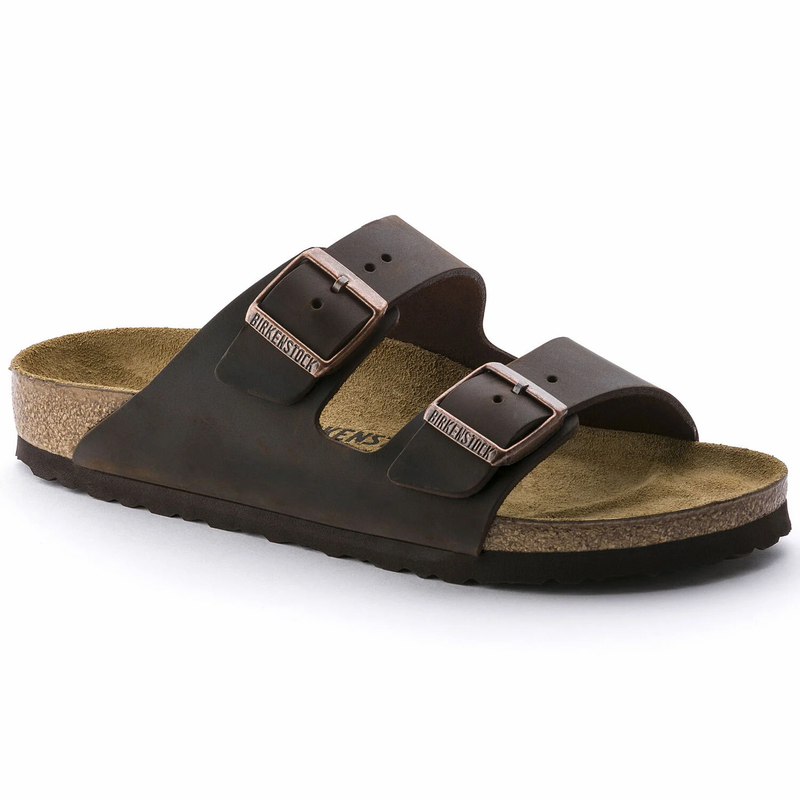 Birkenstock Arizona Oiled Leather Sandals Habana