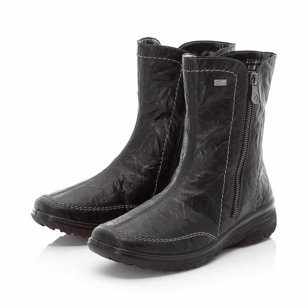 Rieker Women's Z7050-00 Boots Black